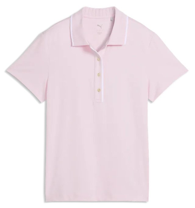 Puma Cloudspun Bridges dámské polo, powder pink