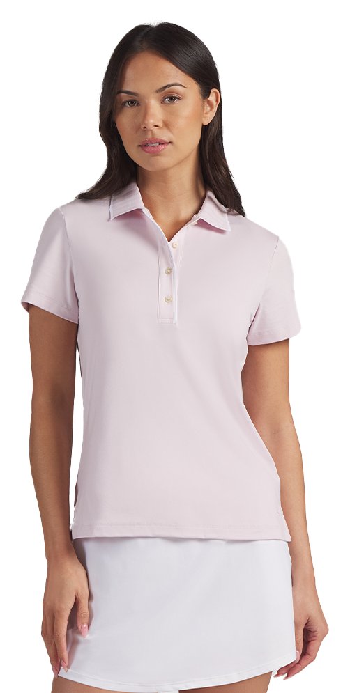 Puma Cloudspun Bridges dámské polo, powder pink