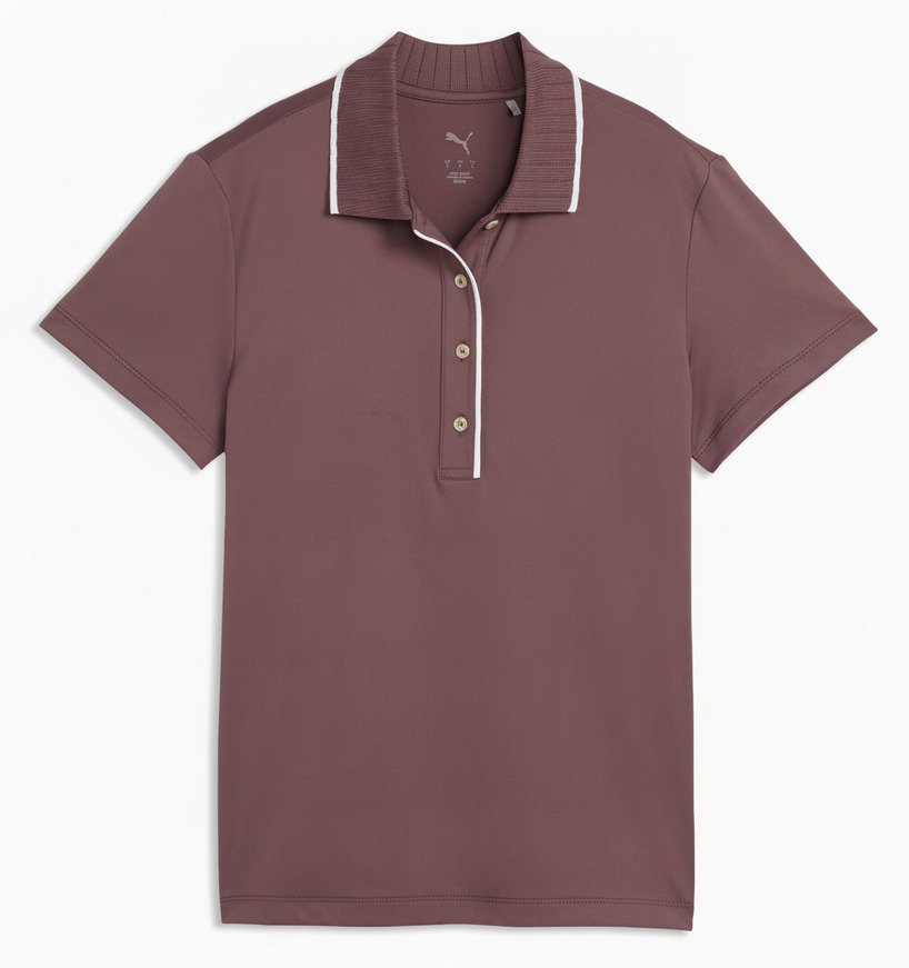 Puma Cloudspun Bridges dámské polo, rich cocoa