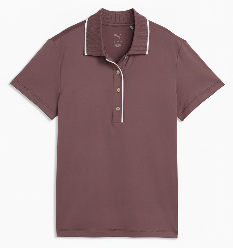 Puma Cloudspun Bridges dámské polo, rich cocoa