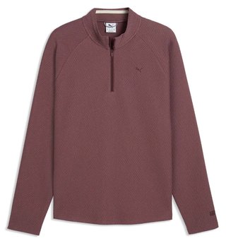 Puma Boulder 2.0. 1/4 Zip pánská mikina, rich cocoa