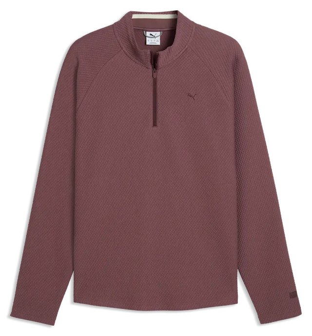 Puma Boulder 2.0. 1/4 Zip pánská mikina, rich cocoa