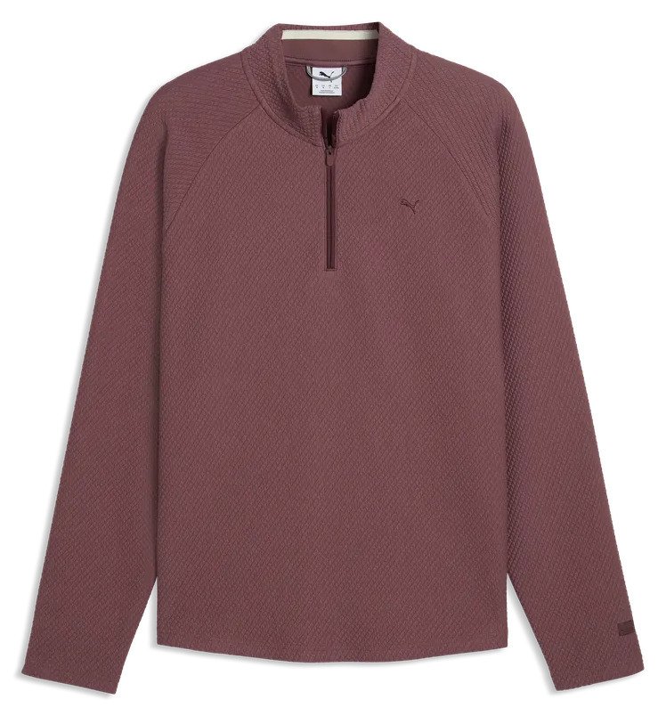 Puma Boulder 2.0. 1/4 Zip pánská mikina, rich cocoa