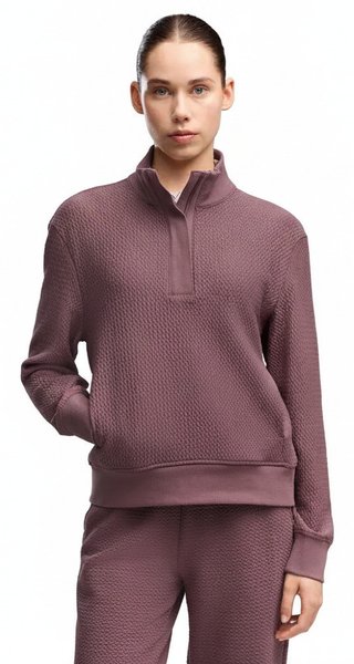 Puma Boulder 1/2 Zip dámská mikina, rich cocoa