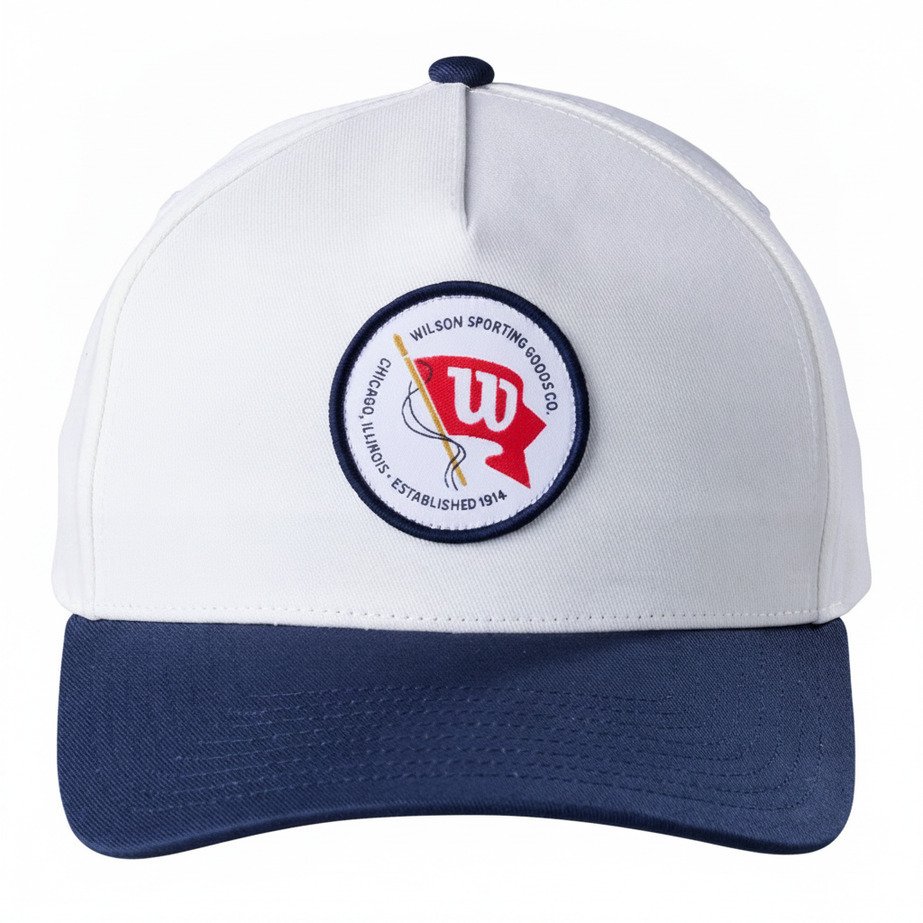 Wilson Vintage Patch kšiltovka, bílá