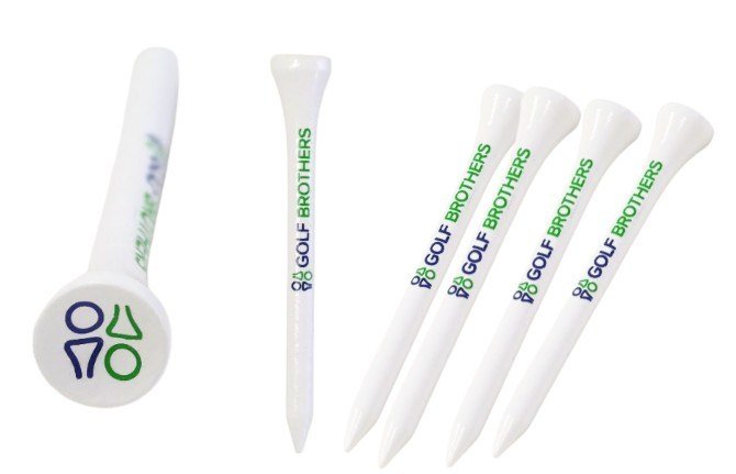 Golf Brothers bambusové tee, bílé, 70mm, 50ks