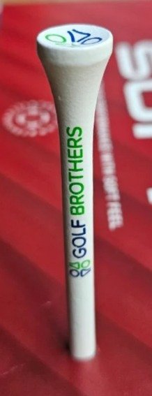 Golf Brothers bambusové tee, bílé, 70mm, 50ks