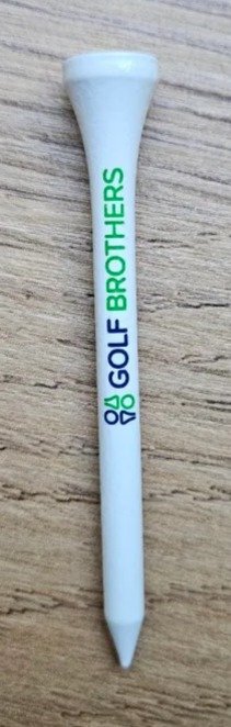 Golf Brothers bambusové tee, bílé, 70mm, 50ks