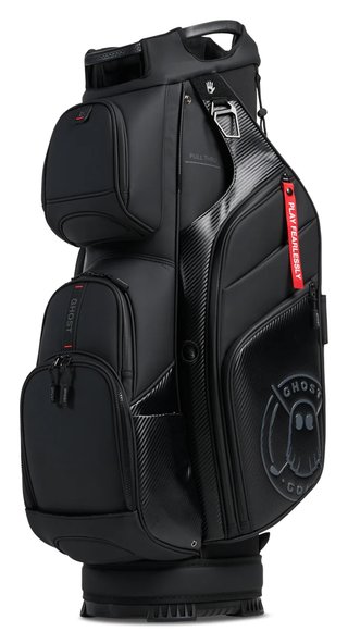 Ghost Golf GT-14 Ronin cart bag, black/chrome