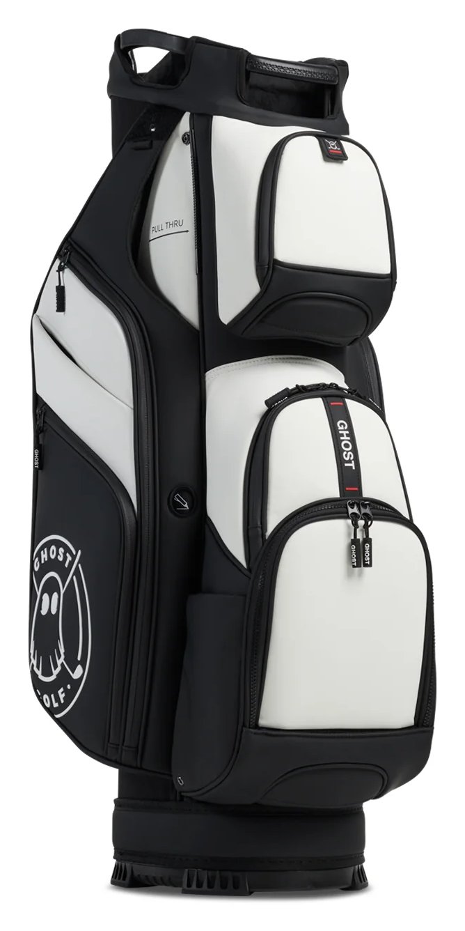 Ghost Golf GT-14 Oreo cart bag, white/black