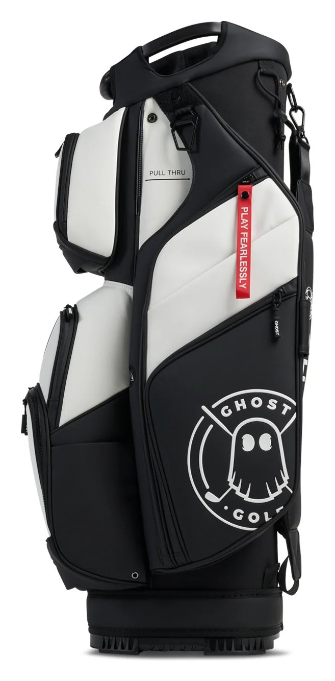 Ghost Golf GT-14 Oreo cart bag, white/black