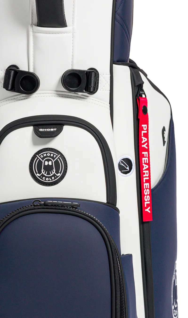 Ghost Golf Anyday Valor 14-way stand bag, white/blue