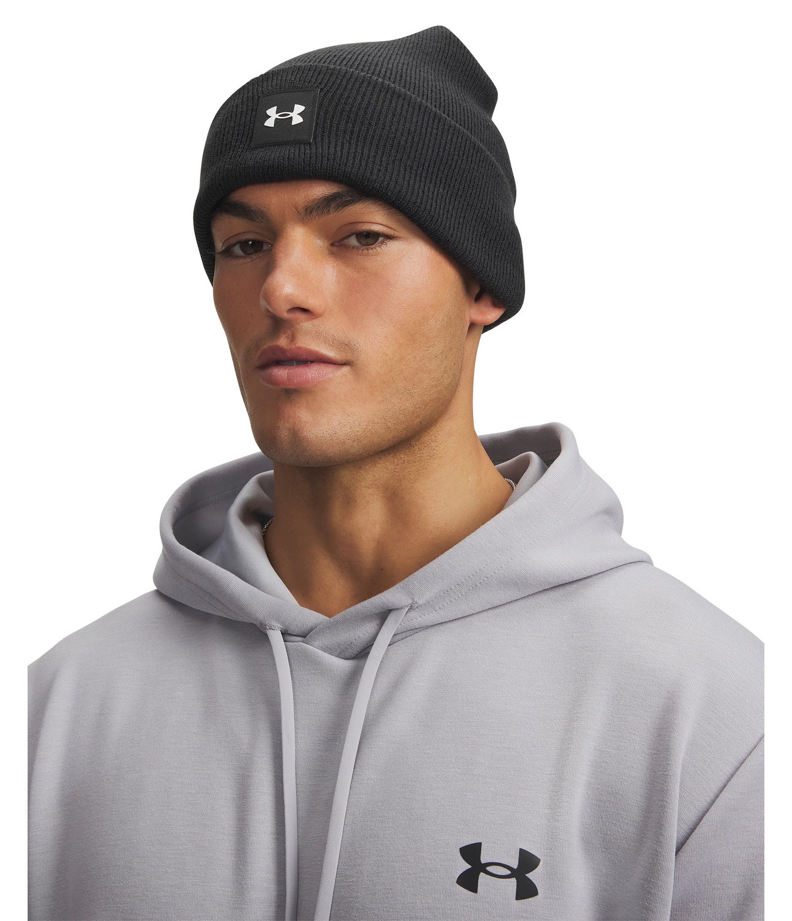 Under Armour Halftime Cuff zimní čepice, černo/bílá