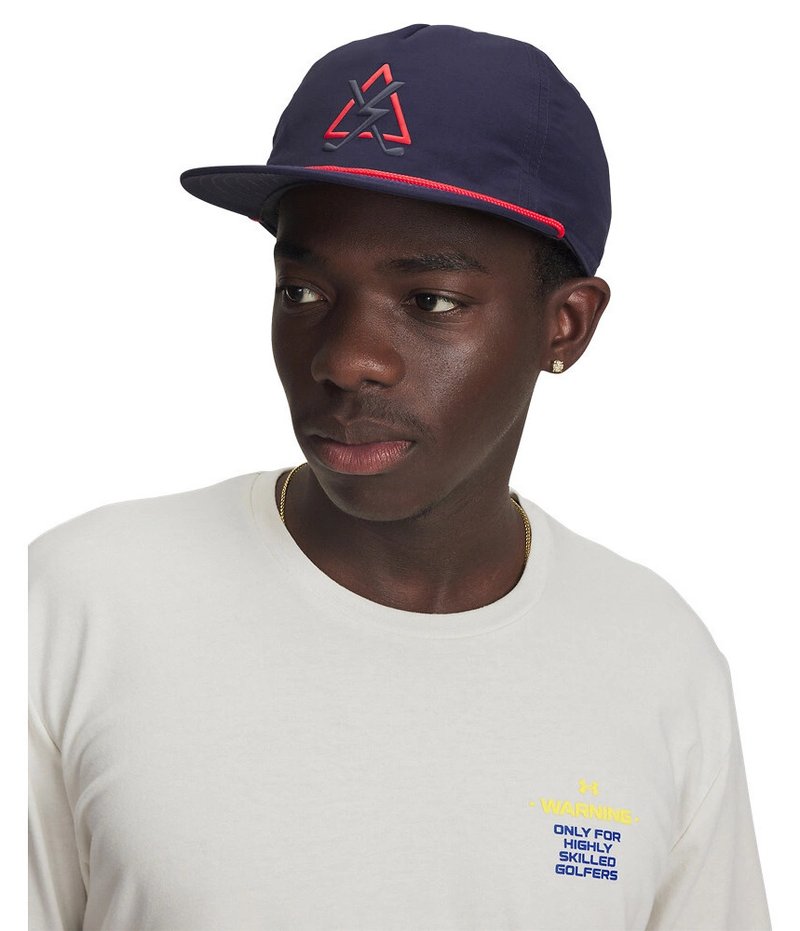 Under Armour Drive 5 Panel Hazard pánská kšiltovka, midnight navy/red