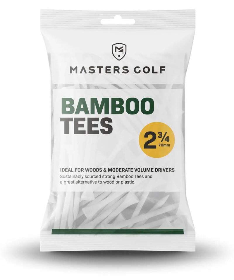 Masters Golf Bamboo Tees 70 mm (2 3/4"), 20 týček, bílé
