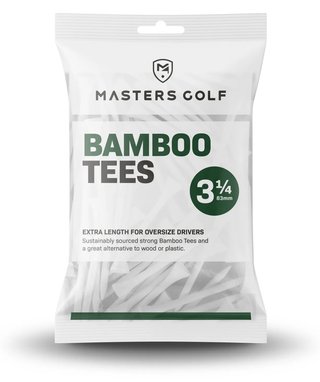 Masters Golf Bamboo Tees 83 mm (3 1/4"), 15 tees, bílé