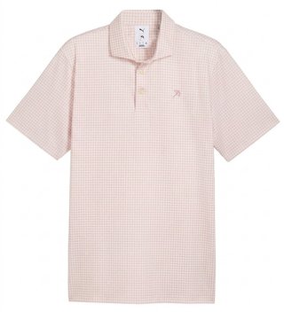 Puma X Arnold Palmer MATTR Geo pánské polo, alpine snow/rose glow