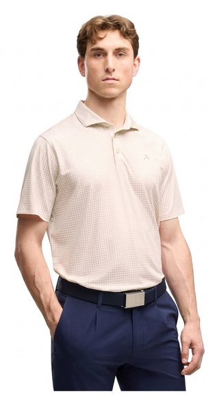 Puma X Arnold Palmer MATTR Geo pánské polo, alpine snow/rose glow