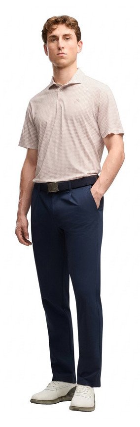 Puma X Arnold Palmer MATTR Geo pánské polo, alpine snow/rose glow