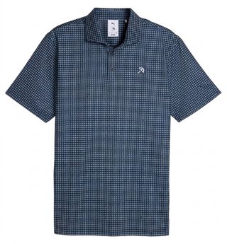 Puma X Arnold Palmer MATTR Geo pánské polo, deep navy/lemon butter