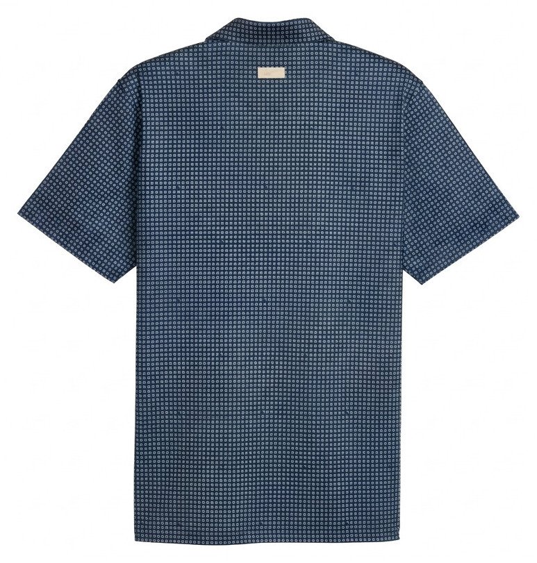 Puma X Arnold Palmer MATTR Geo pánské polo, deep navy/lemon butter