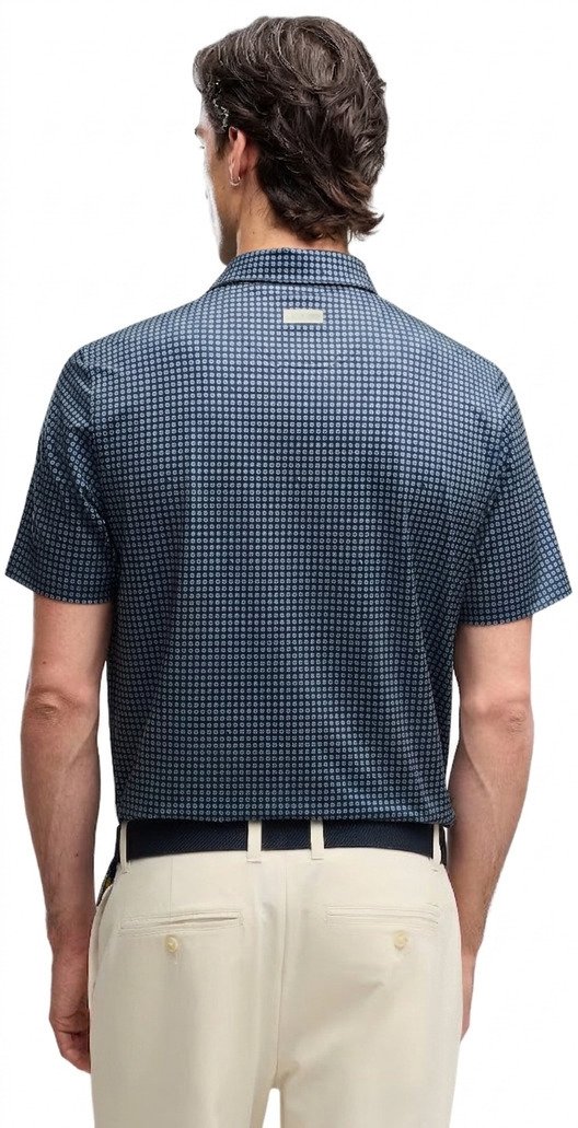 Puma X Arnold Palmer MATTR Geo pánské polo, deep navy/lemon butter