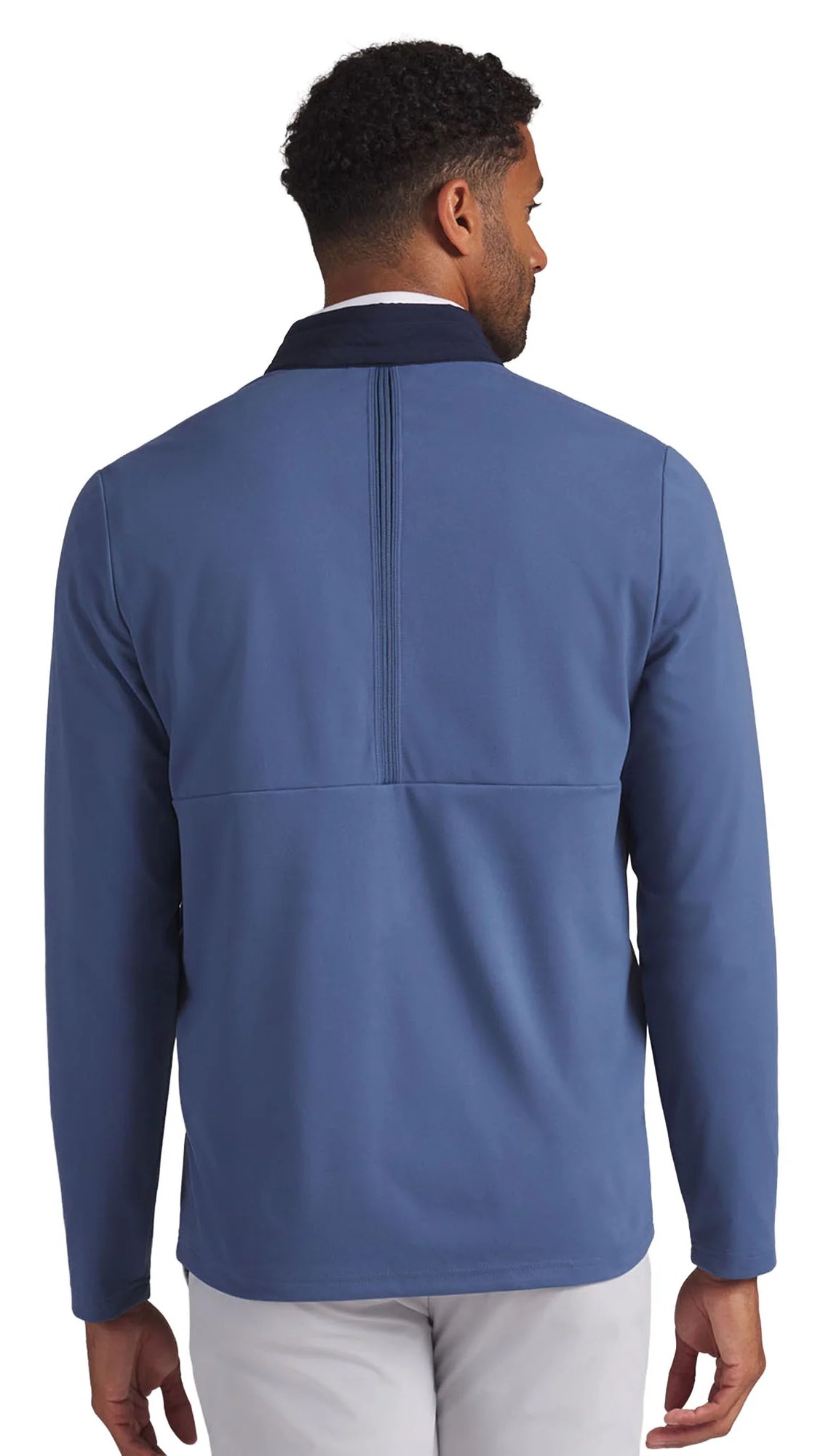Puma Cloudspun Tech Hybrid 1/2-Zip pánská mikina, deep navy