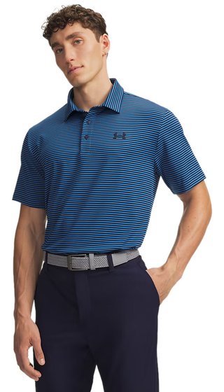 Under Armour Playoff 3.0 pánské polo, midnight navy/aegean blue