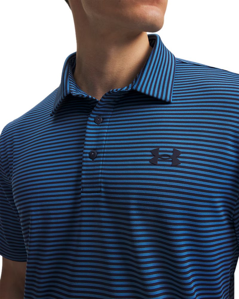 Under Armour Playoff 3.0 pánské polo, midnight navy/aegean blue
