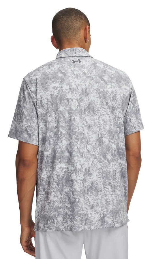 Under Armour Playoff 3.0 Printed pánské polo, šedé