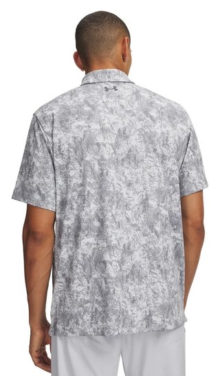 Under Armour Playoff 3.0 Printed pánské polo, šedé