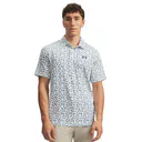 Under Armour Playoff 3.0 Printed pánské polo, bílé