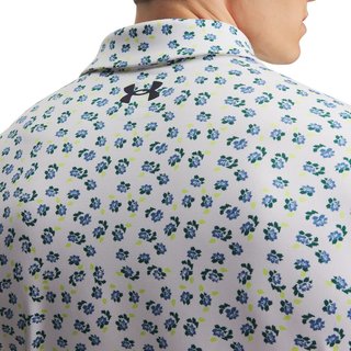 Under Armour Playoff 3.0 Printed pánské polo, bílé