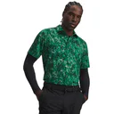Under Armour Playoff 3.0 Printed pánské polo, zelené