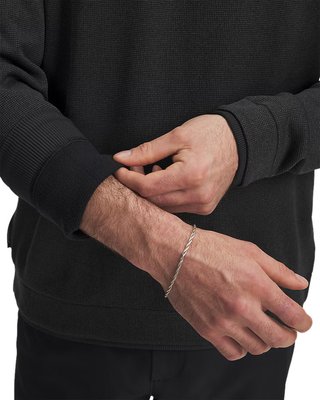 Under Armour Fleece Crew pánský svetr, černý