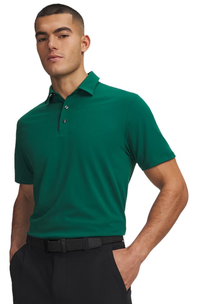 Under Armour ArmourDry pánské polo, green/midnight navy
