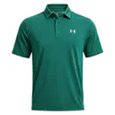 Under Armour Tee To Green Pique pánské polo, campus ivy/bílé