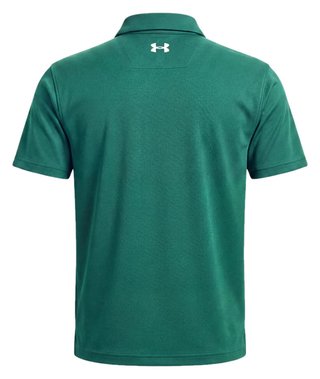 Under Armour Tee To Green Pique pánské polo, campus ivy/bílé