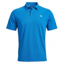 Under Armour Tee To Green Pique pánské polo, aegean blue/white