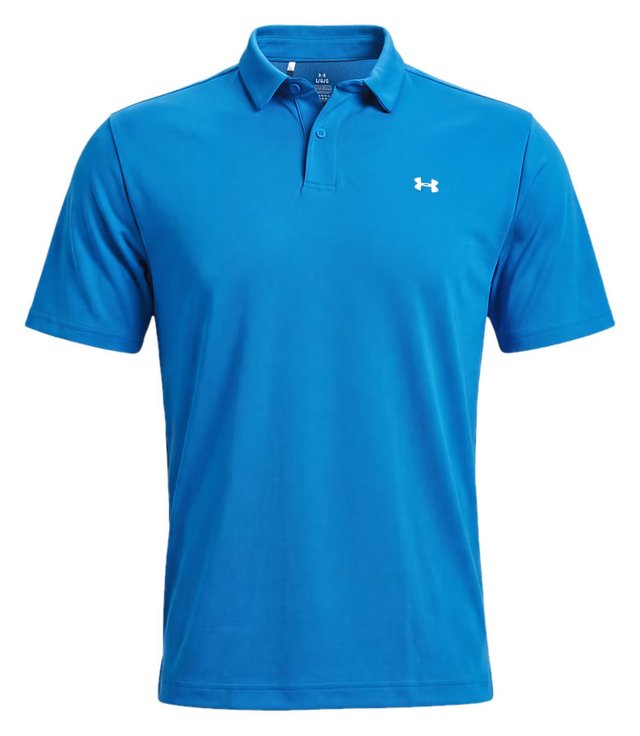 Under Armour Tee To Green Pique pánské polo, aegean blue/white