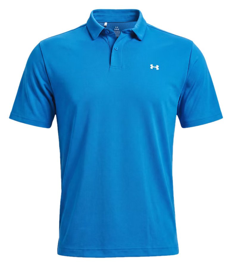 Under Armour Tee To Green Pique pánské polo, aegean blue/white