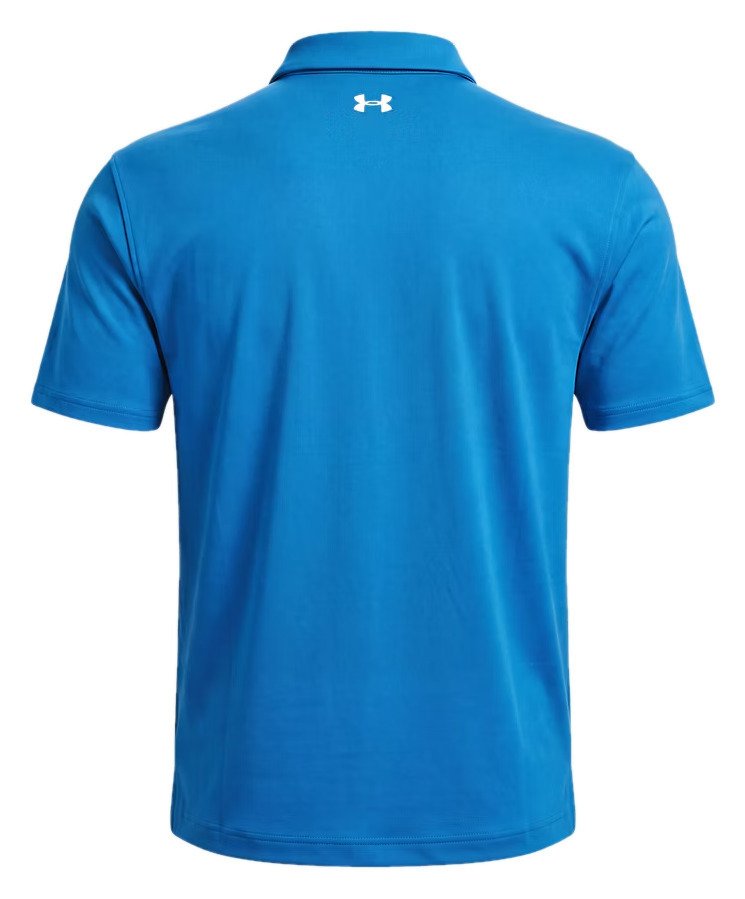 Under Armour Tee To Green Pique pánské polo, aegean blue/white