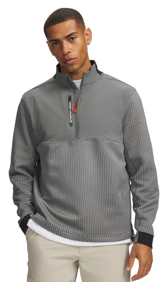 Under Armour Drive Pro Hybrid HZ pánská bunda, clay green/bílá