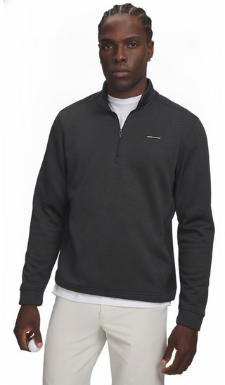 Under Armour Sweaterfleece Hybrid HZ pánská mikina, černá
