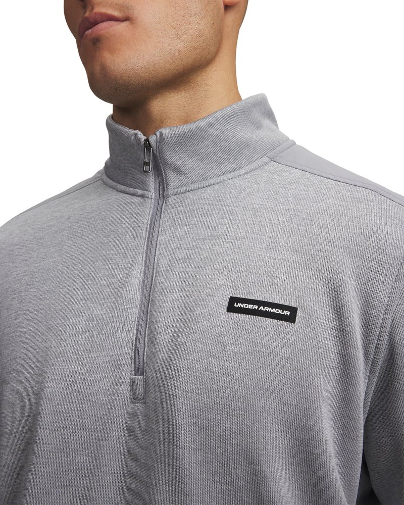 Under Armour Sweaterfleece Hybrid HZ pánská mikina, šedá