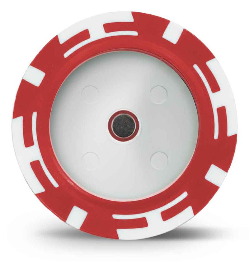 Masters Golf Poker Chip Disc Holder, červený