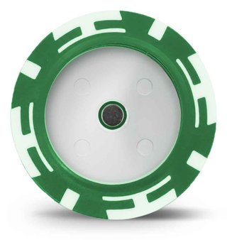 Masters Golf Poker Chip Disc Holder, zelený