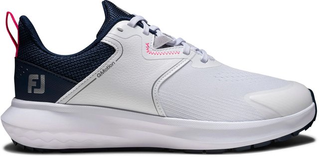 FootJoy Qmotion dámské golfové boty, bílá/modrá/růžová