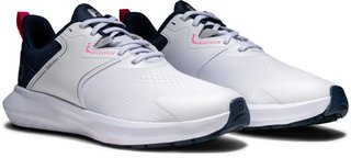 FootJoy Qmotion dámské golfové boty, bílá/modrá/růžová