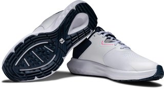 FootJoy Qmotion dámské golfové boty, bílá/modrá/růžová